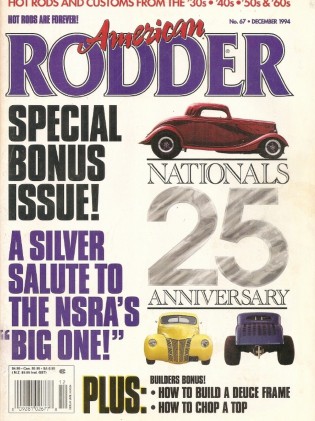 AMERICAN RODDER 1994 DEC - DEUCE FRAME MADE, NSRA NATS, BURBANK ROAD KINGS